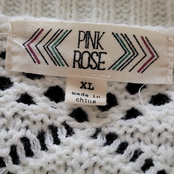Pink Rose sweater XL - Picture 5 of 5